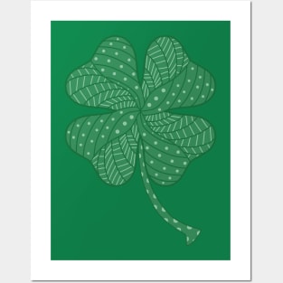 Irish Shamrock Pastel Design Posters and Art